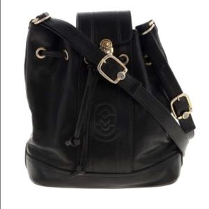 Marino Orlandi Leather Bucket Bag